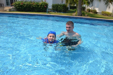 Spaß im Pool
