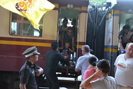 Reise mit der Thailändischen Bahn - Ankunft in Hua Hin