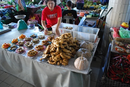 Einheimischer Markt auf Borneo