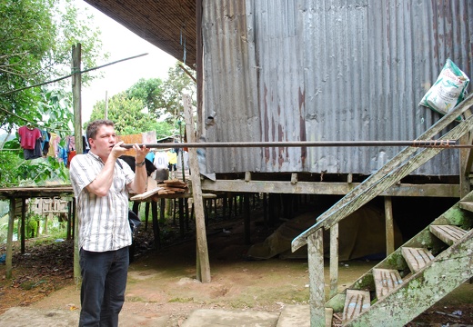 Longhouse Borneo - Jagttechniken der Vergangenheit