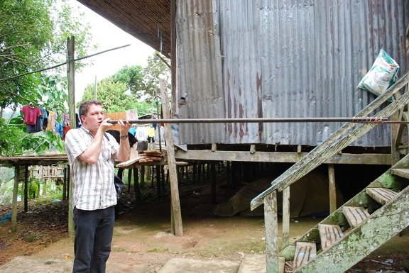 Longhouse Borneo - Jagttechniken der Vergangenheit