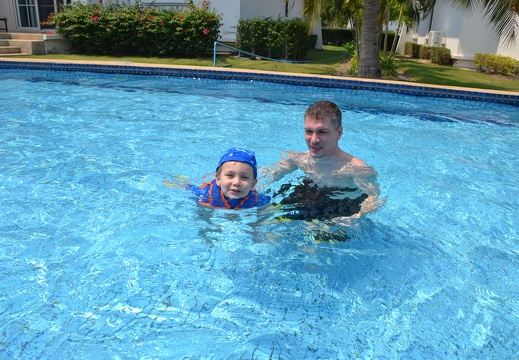 Spaß im Pool