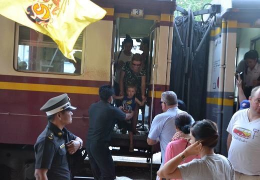 Reise mit der Thailändischen Bahn - Ankunft in Hua Hin