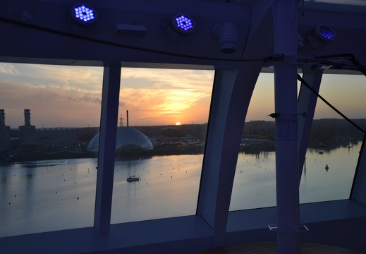 Sonnenuntergang Aida