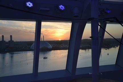 Sonnenuntergang Aida