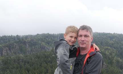 Blick von Jonsdorfer Felsen