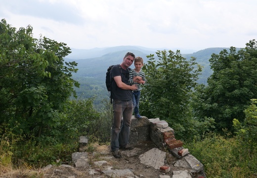 Lausche Berggipfel