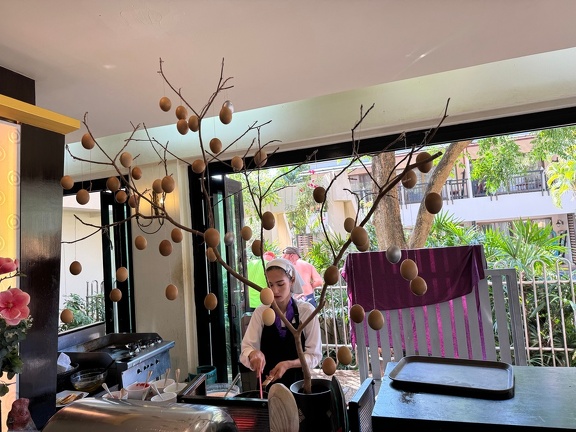 Unser Eierbaum im Hotel