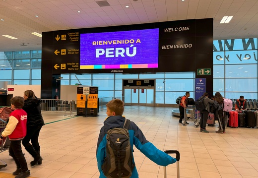 Anreise nach Peru, Berlin - Paris - Lima - Cusco