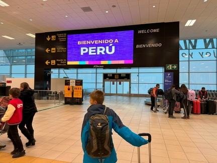 Anreise nach Peru, Berlin - Paris - Lima - Cusco