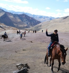 Rainbow Mountain - Postkartenblick - 5020m über 0