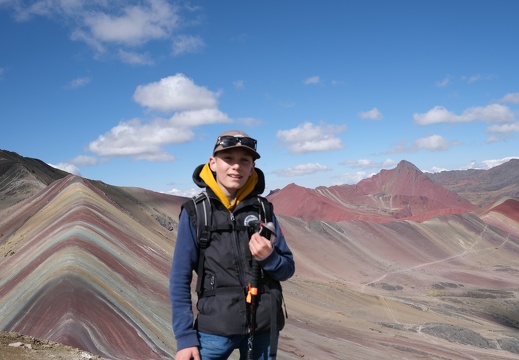 Rainbow Mountain - Postkartenblick - 5020m über 0
