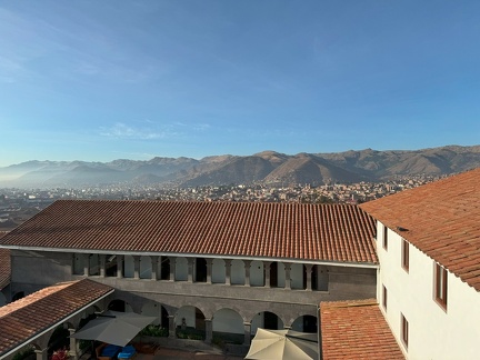Cusco - Ausblick vom Hotelzimmer